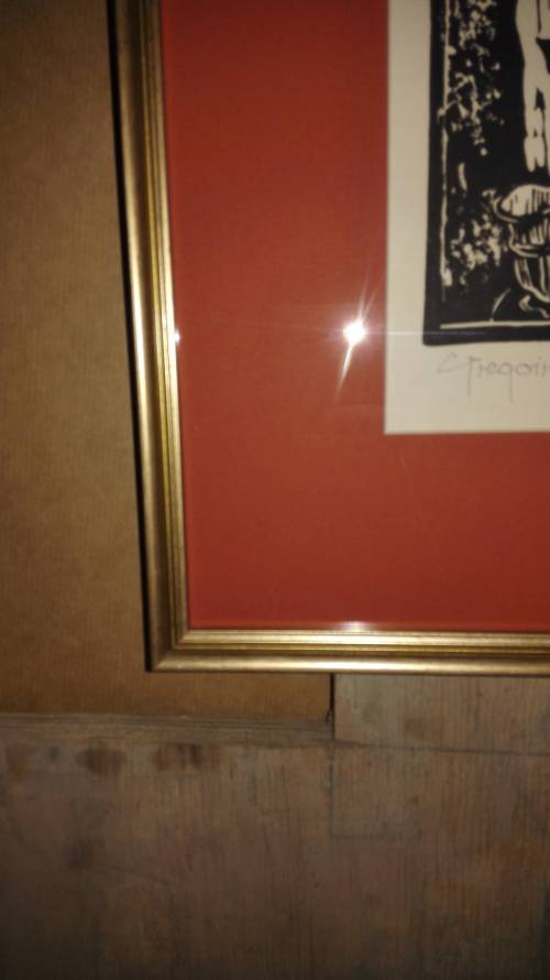 Gregoire Boonzaier Chiappini Street Bokaap Linocut